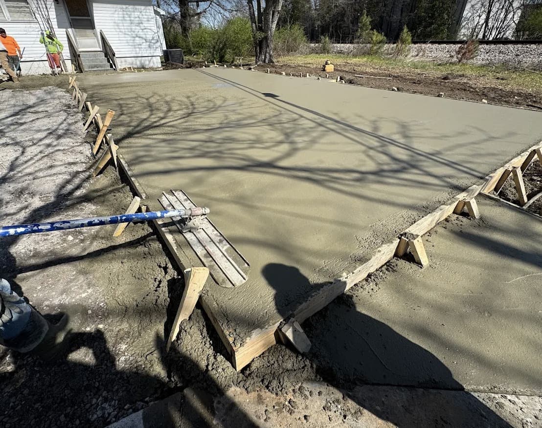 Driveway resurfacing project in Birmingham